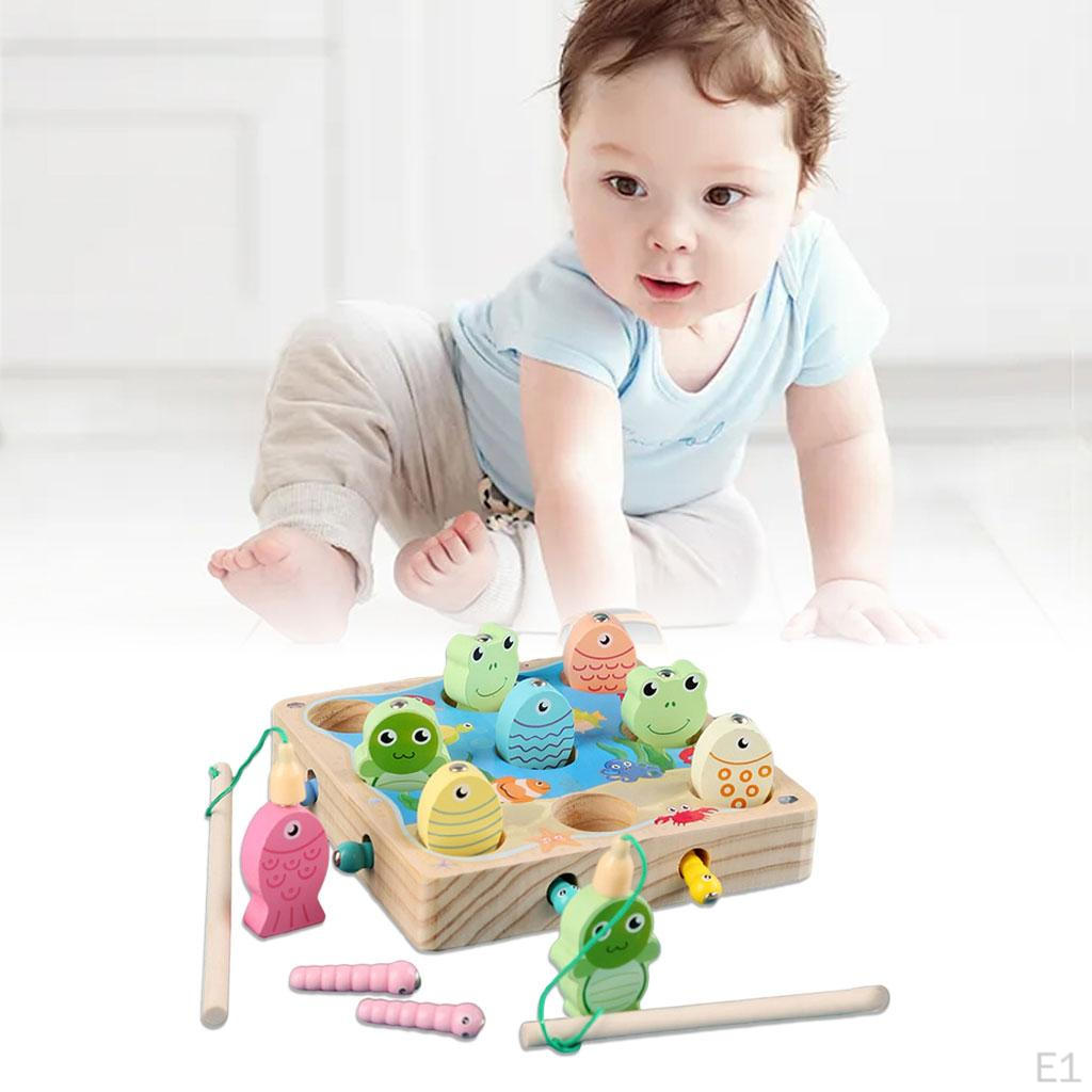 Fishing Game Educational Cognition Puzzle for Toddler Preschool