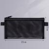 Large-Capacity Mesh Pencil Bag Nylon Stationery Pouch New Transparent Stationery Bag  Kids