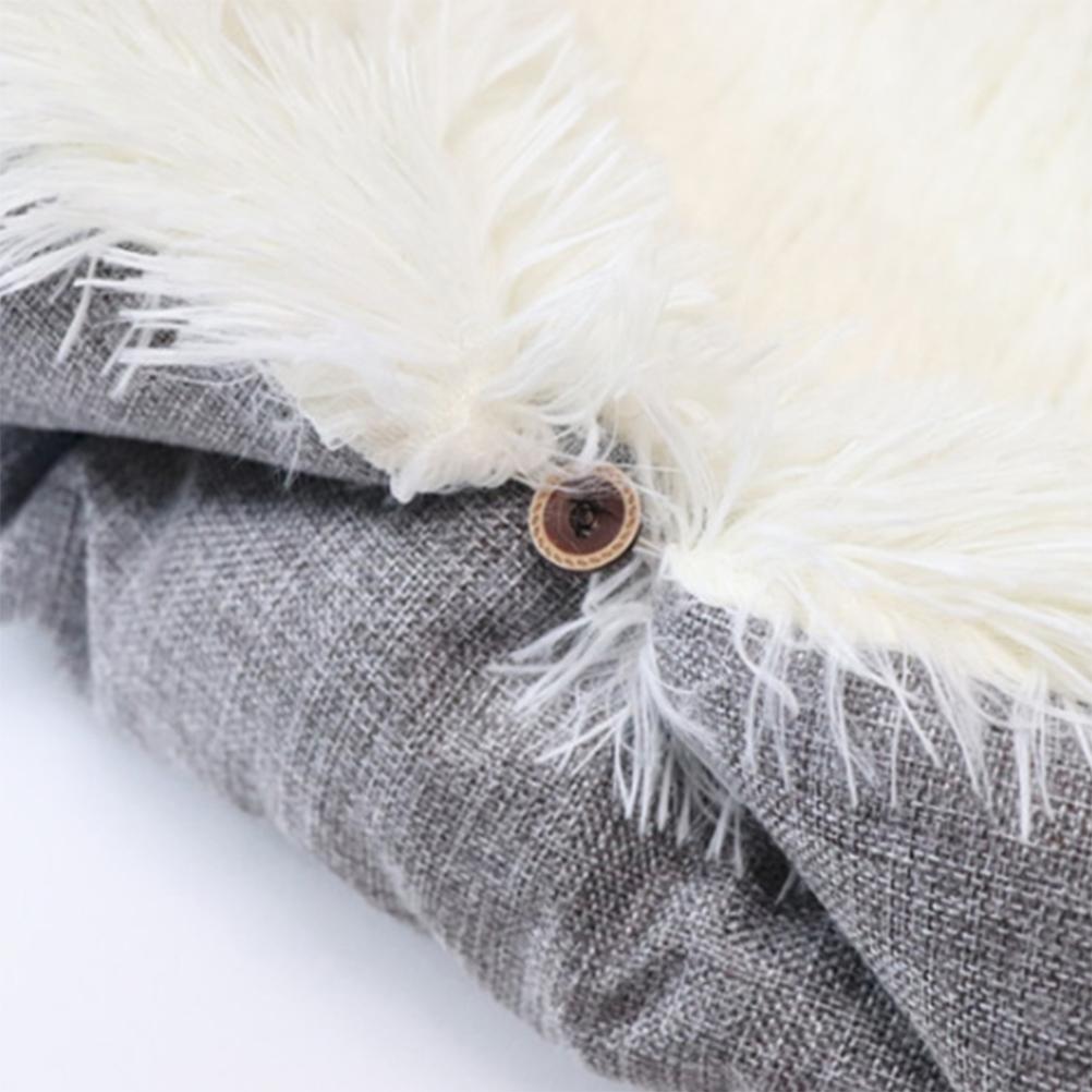 Πολυτελές Πατάκι για Κατοικίδια Διπλής Χρήσης Πολυλειτουργικό Χειμωνιάτικο Ζεστό Πατάκι για Γάτες Μαλακό Πατάκι για Κατοικίδια