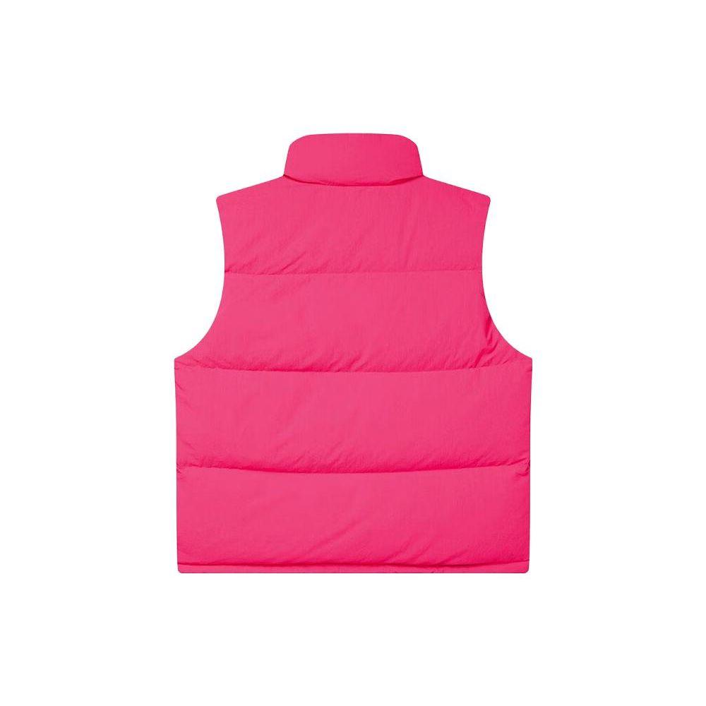 Fila Letter Logo Printed Lining Loose Down Vest Unisex Vests Bright-Pink F51U349903FWI