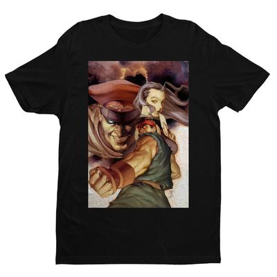 T-shirt Premium Unisexe M Bison Evil Ryu Rose Design Exclusif