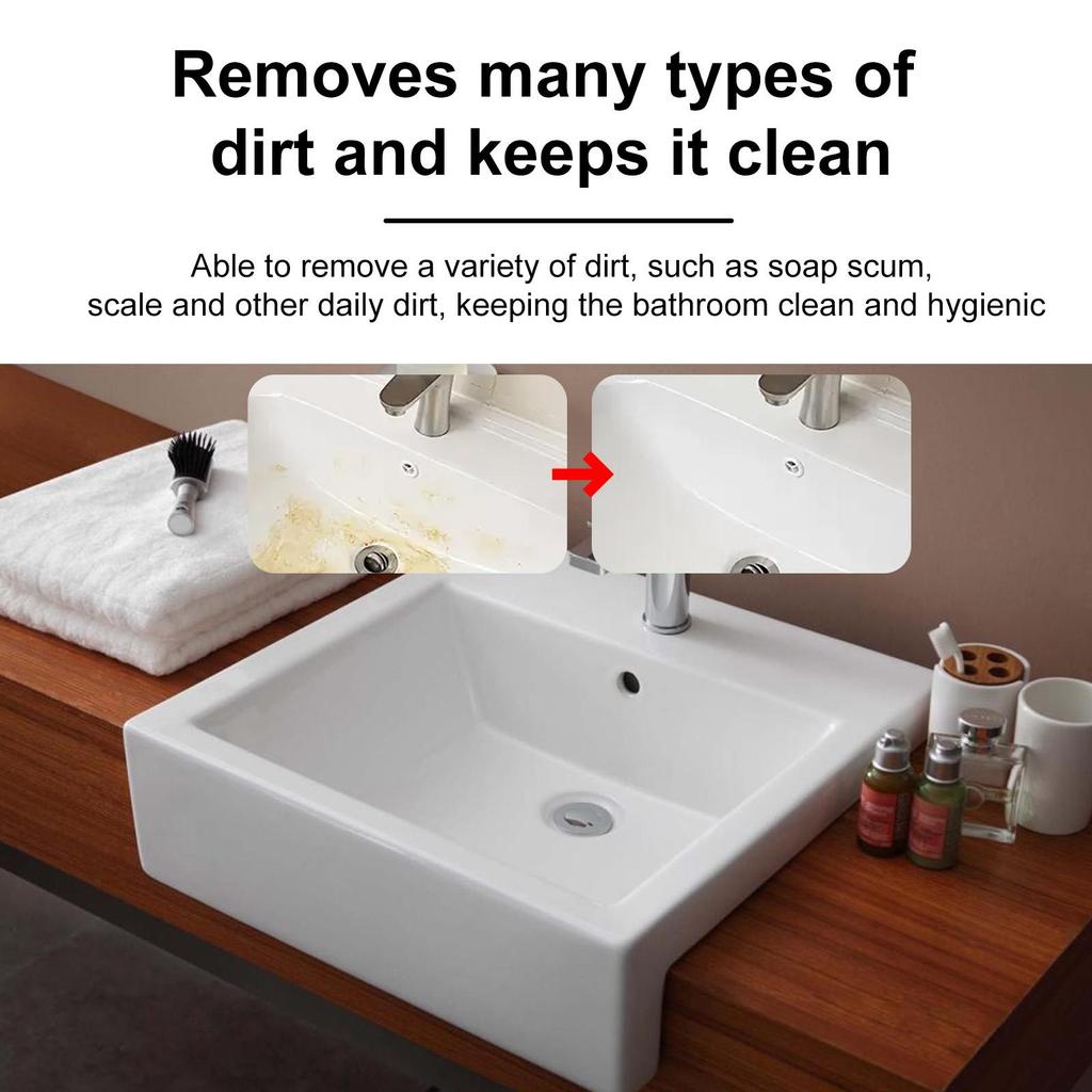 Jakehoe Bathroom Foam Cleaner Toilet Toilet Bathtub Sink Tile Stain Remover Cleaning Spray