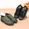 2026 Army Green Canvas Shoe for Men Women Outdoor Military Training Wear-resistant Casual Work Shoes Sport Climb Shoes