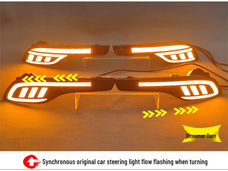 LED Sequential Turn Signal Brake Reflector Mod for 2017-2019 Honda CRV Rear Bumper