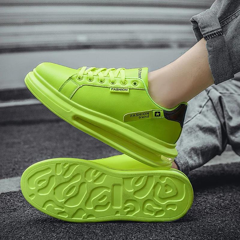 Luftpolstersohle Designerschuhe Herren Frühling Sneakers für Herren Mode Jugend Tide Herren Freizeitschuh Komfort Outdoor Rutschfest Walking