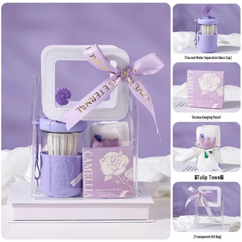 Elegant Tea Infuser Glass Gift Set