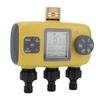 Water Timer with Rain Delay Manual Automatic Mode IPX5 Water Proof 3 Zone Irrigation Timer for Garden Lawn Flower Bed