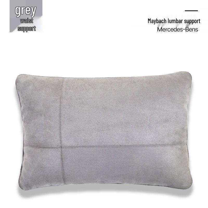 Compatible with Mercedes-Benz S-Class Maybach Headrest, Driver's Seat Backrest, and Neck Pillow; Imitation Aviation Seat Neck Pillow.