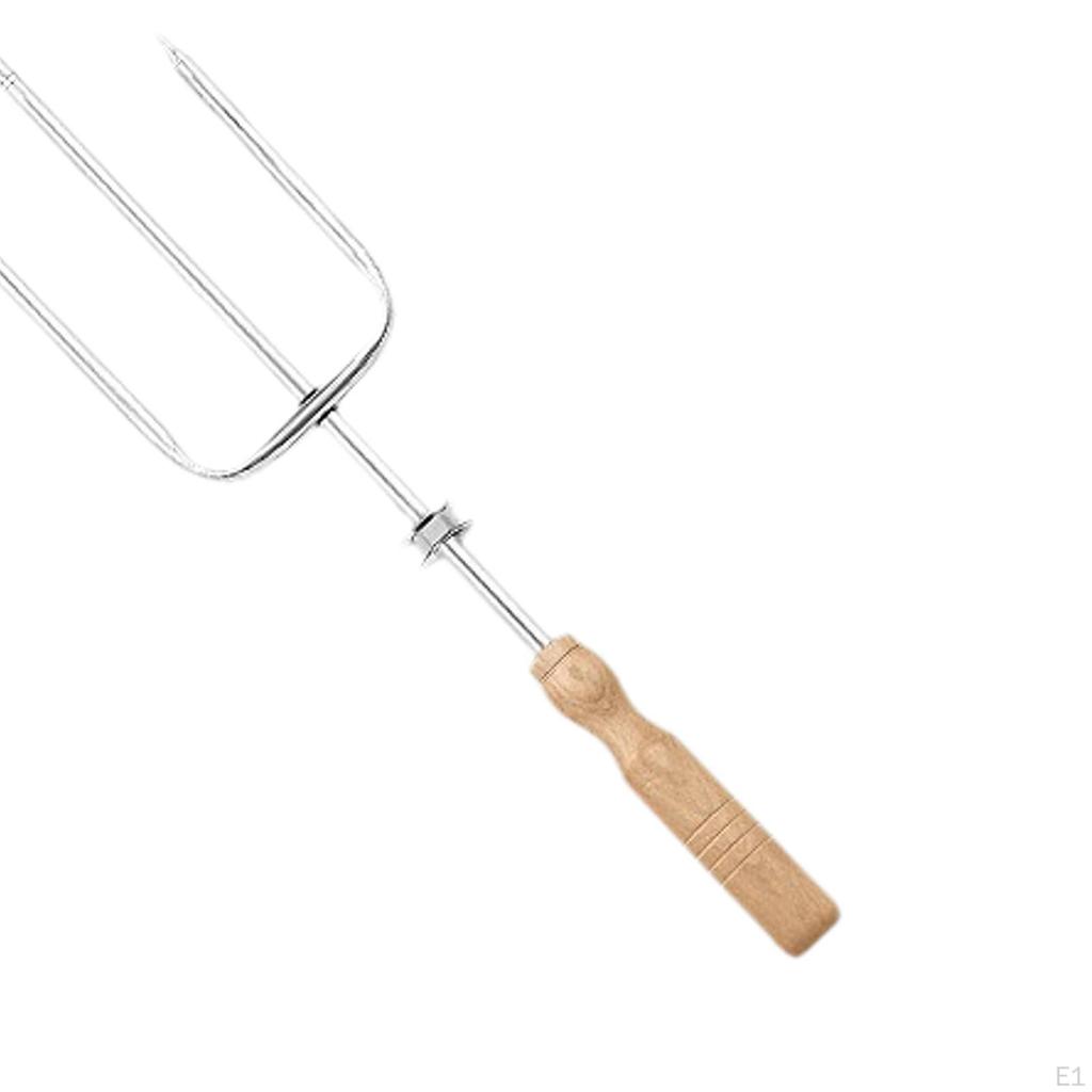 BBQ Fork Grill Skewer Easy To Use Portable Kabob Sticks Cooking Stand for Outdoor Picnic