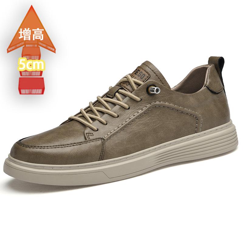 

Мужская обувь новая осенняя обувь для скейтборда без шнурков деловая модная обувь с внутренней платформой обувь средней высоты белая обувь спортивная обувь повседневная обувь 37