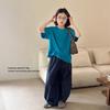 SEVEN BOBI Girls' Plain Short-Sleeve T-Shirt