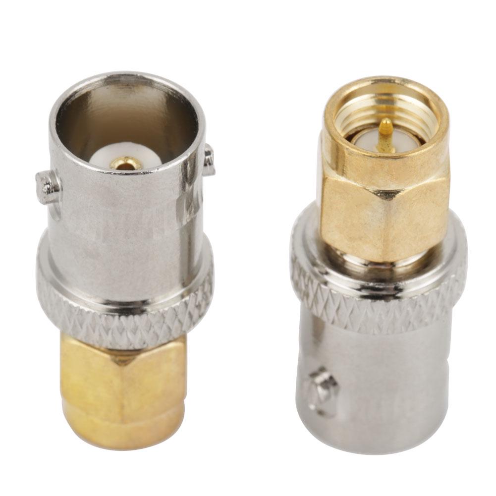 2 stücke BNC Weiblichen zu SMA Männlichen Typ RF Stecker Koaxial Adapter Test Konverter