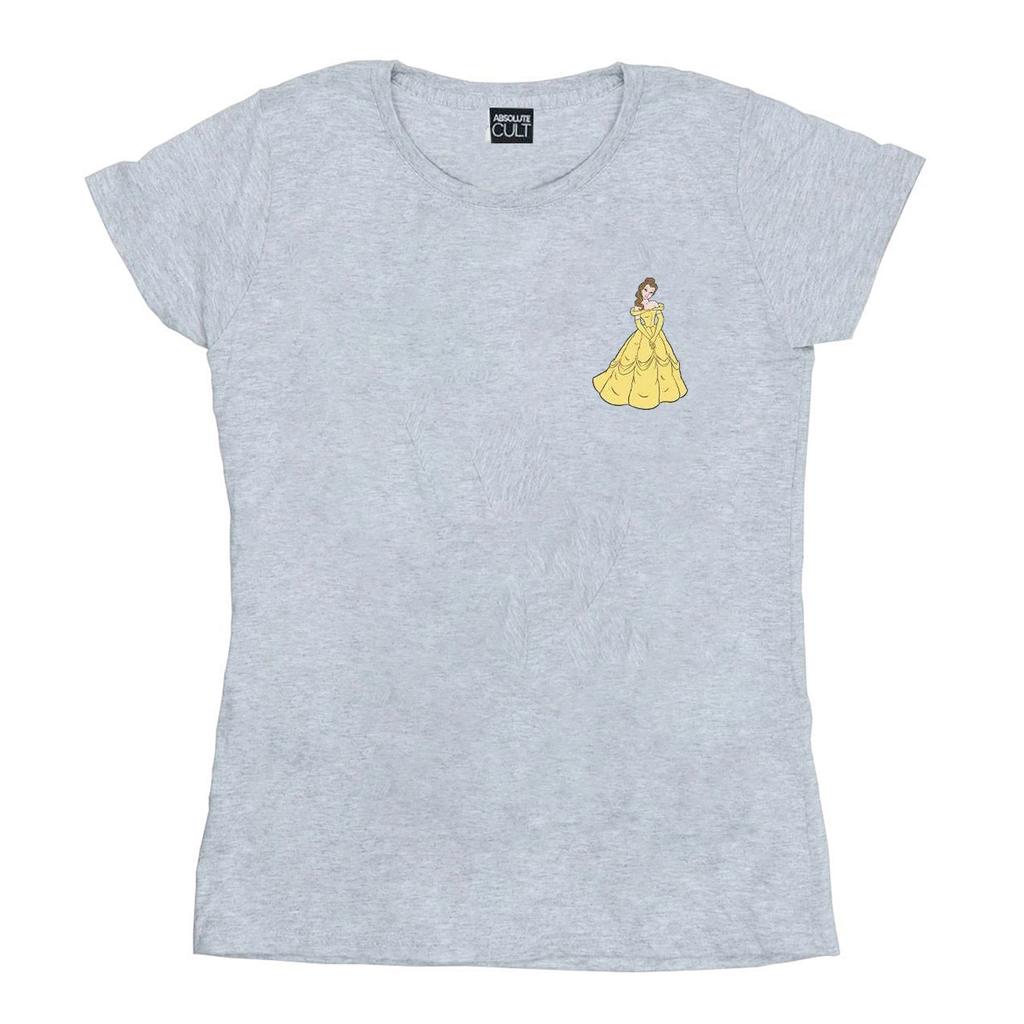 Disney Princess Womens/Ladies Belle Chest Cotton T-Shirt