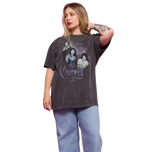 Charmed Unisex Adult Power Of Three Vintage Wash T-Shirt