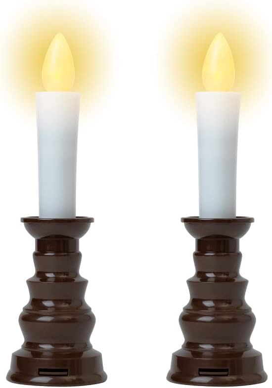 

Sugarello Buddhist Altar Candles, LED Candles, Electric Candles, LED Candles, Buddhist Altar Accessories, Candles, Candlesticks, Candles (2 Brown