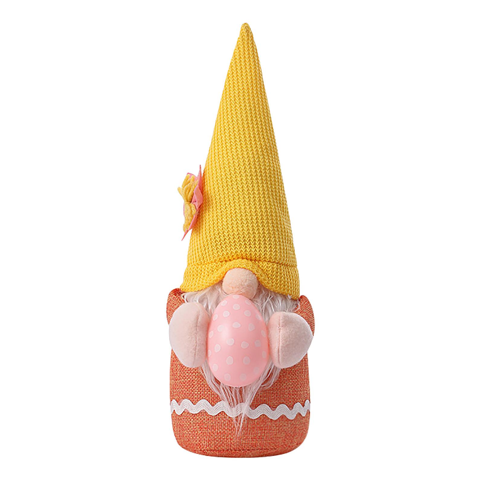 

Пасхальні прикраси Плюшеві іграшки Плюшева лялька-гном Орнамент Безлика лялька Прикраса ляльки-гнома One Size