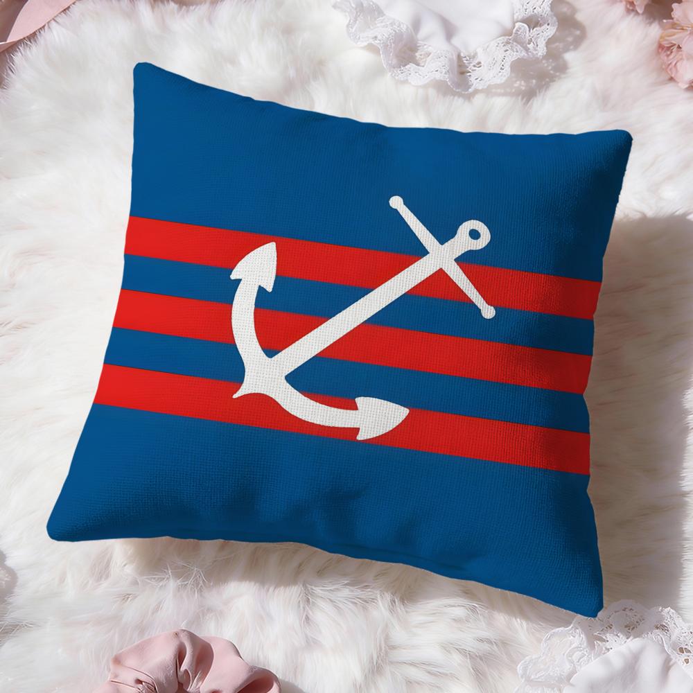 O-ocean Sailor Cushion Cover Premium Comfort Reversible Pillow Cove -Two In One Design for Any Room & Car Interior