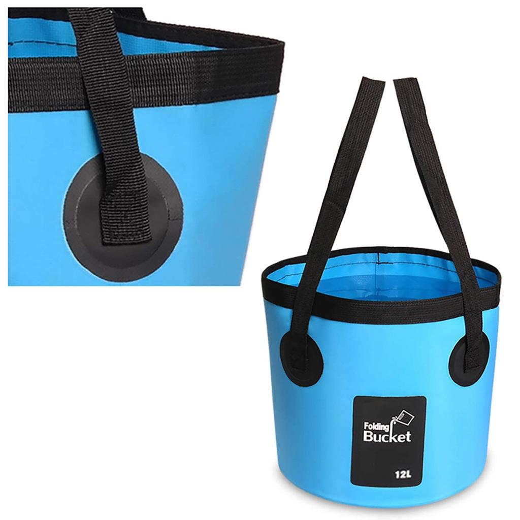 Portable Outdoor Folding Buckets For Camping, Fishing, Picnic Foldable Buckets