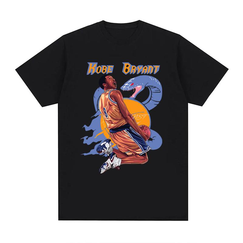 Tričko Kobe Cool Streetwear Muži Ženy Móda Hip Hop Pure Tričko Pánské Trička EU velikosti