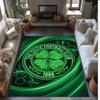Tappeto Morbido Antiscivolo per Interni con Motivo Calcio Celtic FC, Tappetino Decorativo Sportivo per Camera da Letto