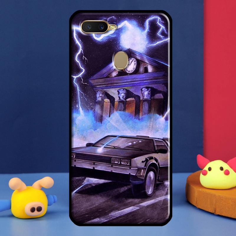 Back To The Future Time Machine Case For Oppo A91 A5 A9 A16 A76 A96 A58 A78 A98 A52 A72 A74 A94 A54 S A57 A77 A15 A17 Cover