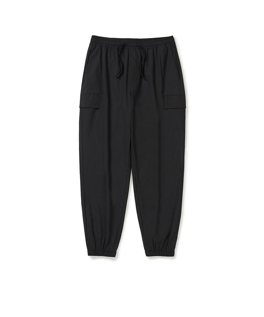 SNOWPEAK APPAREL Cooling Thin-Tech Cargo Jogger Pants (S25Mmspt32) Black