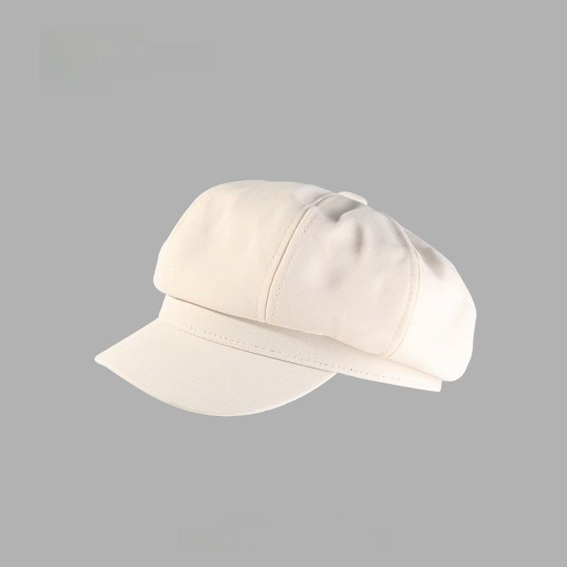 Cotton Newsboy Cap For Women Spring Autumn Sun Protection Casual Fashion Accessory