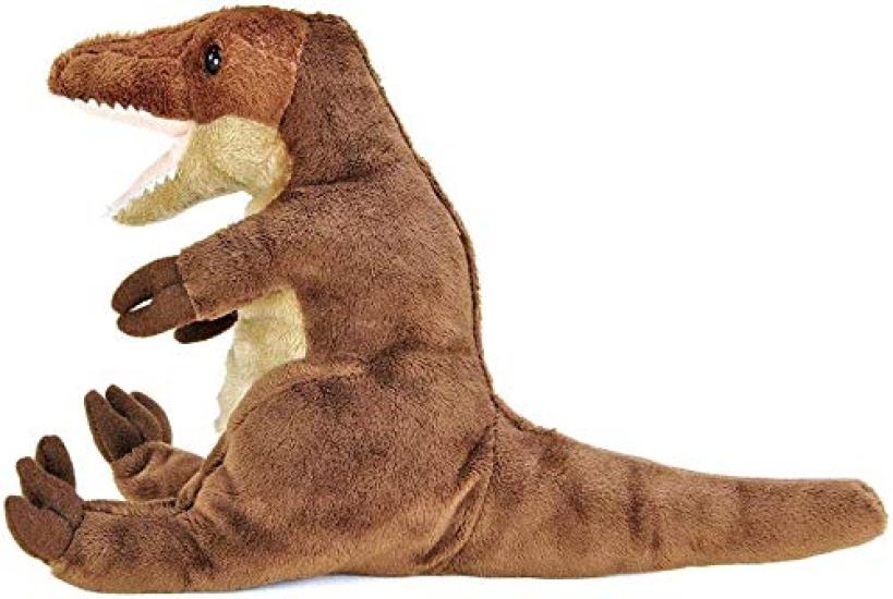 Carolata Tyrannosaurus Plush Toy (Small SizeSitting Series) Soft to the Touch, Realistic (Dinosaur Plush Toy) Doll MascotBirthday Gift Present