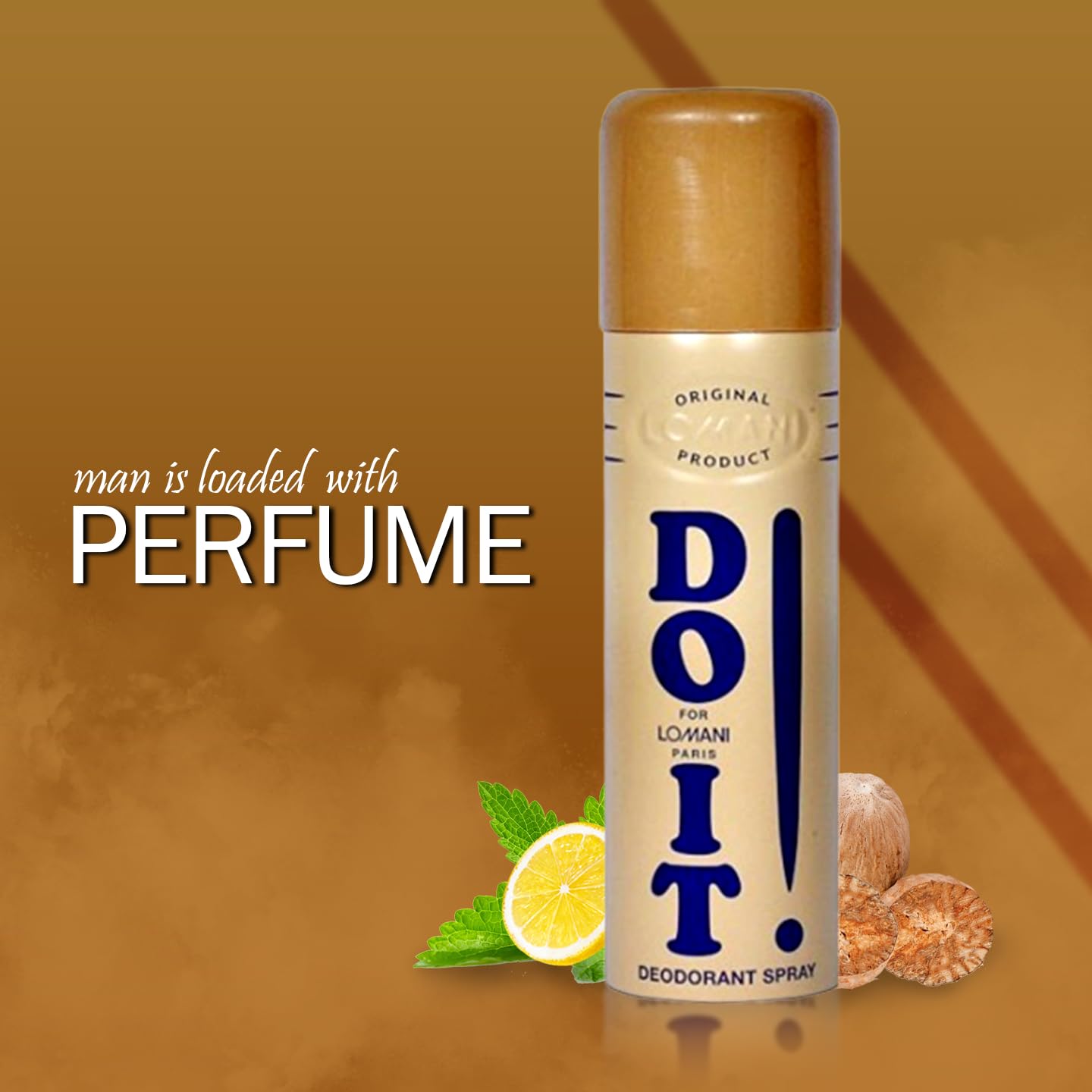 Lomani Deodorant Citrus Spray For Men, 200Ml - Do It, 1 Count