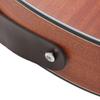 2Pcs Guitar Strap Lock Guitar Strap Button Set Metal Strap Lock Flat Mushroom Head for Acoustic Electric Guitar Ukulele