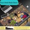 Mouse Pads Fashion Brand Desk Mat Protector Gaming One Piece Mousepad Office Table Decor Keyboard Long Pad Computer Gamer Mats