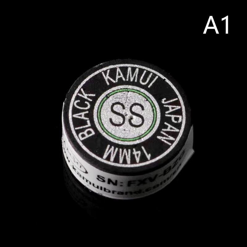 1Pc 14Mm Ss/S/M/H Cue Tip Quality Pool Billiard Leather Cue Tip Nine-Ball Cue Head Snooker Cue Tip Billiard Accessories