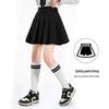 Moonkids Girls' Black Pleated Sport Skirt