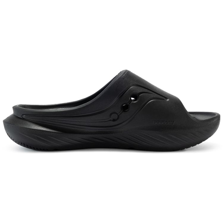 Saucony Cradle Casual Soft Comfortable Rubber Sole EVA Hollow Slide Sandals Unisex Sandals Black S28901-2
