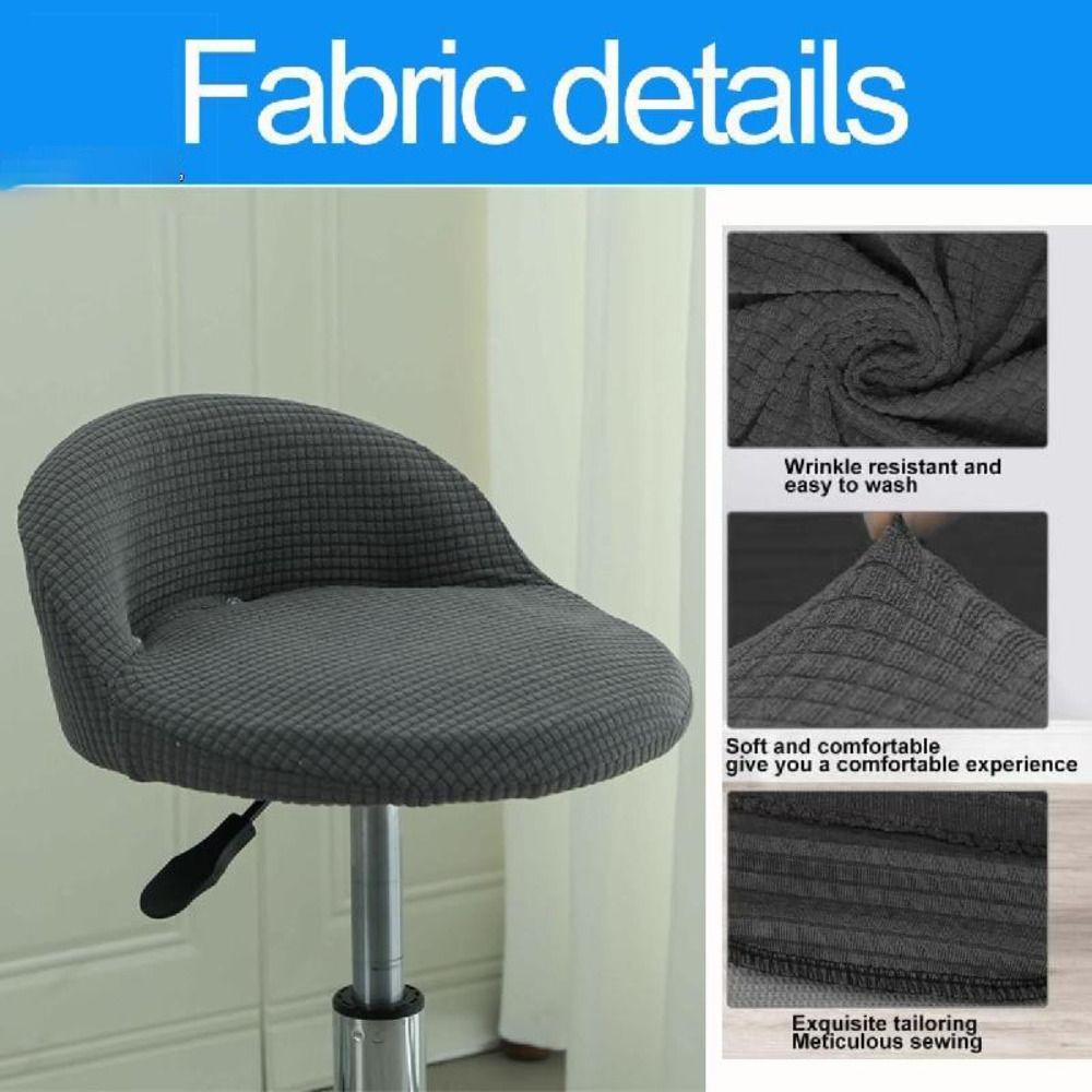 Integrated Dining Chair Cover Low-back Chair Covers  For Banquet Hotel Dining Home Decoration