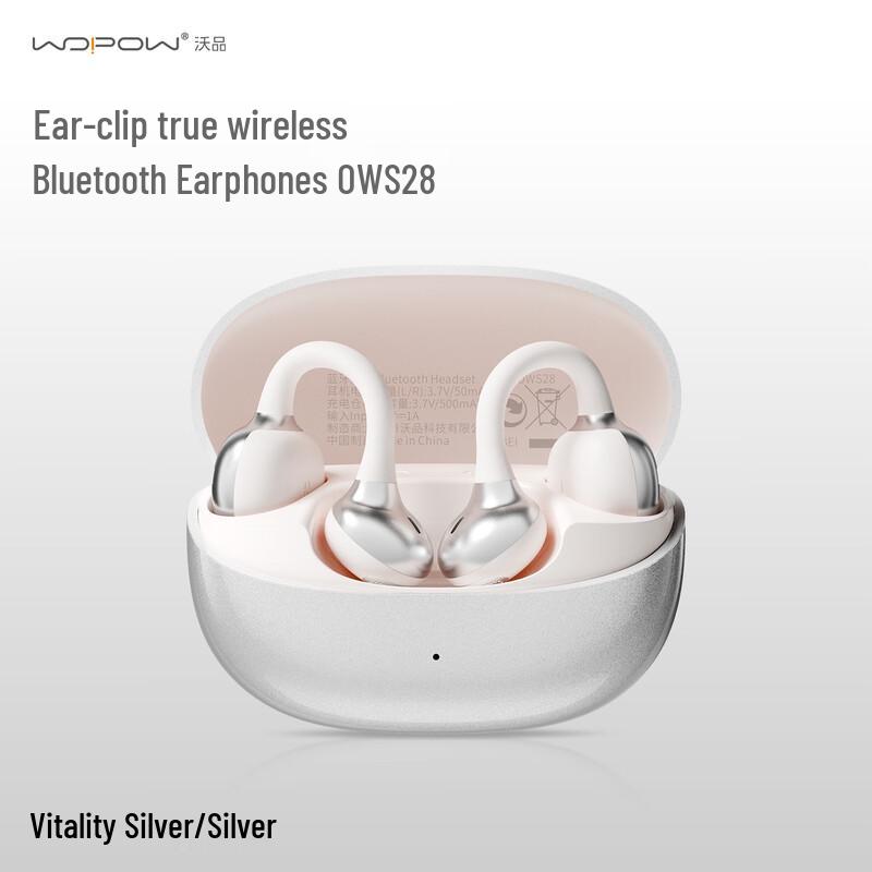 WOPOW OWS28 Bluetooth Open-Ear Clip-On Sports Earbuds