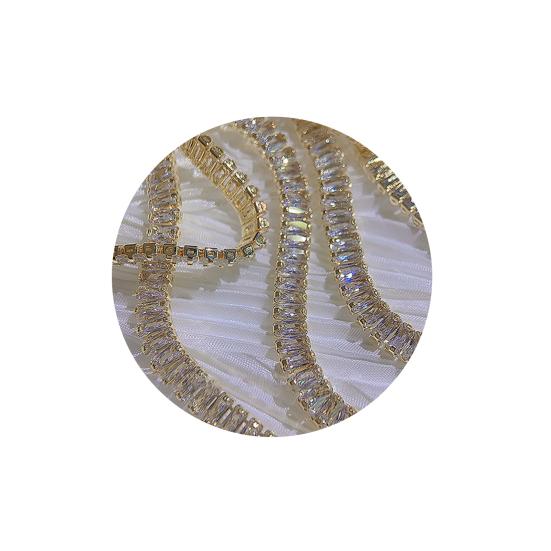 Dobra ozdoba paznokci Wysoka trwałość Cyrkon Długa żywotność