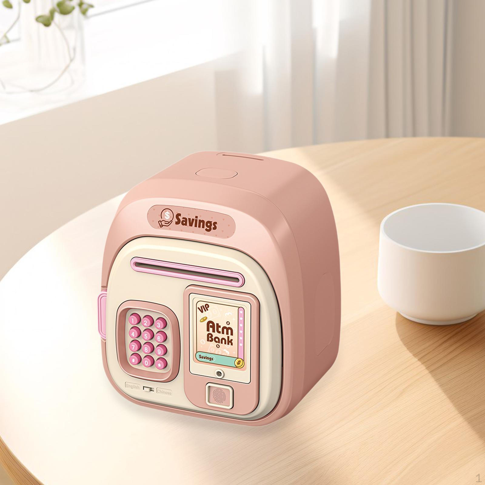 

Цифровая копилка с защитой паролем, автоматическая коробка для детей, большая емкость для сбережений