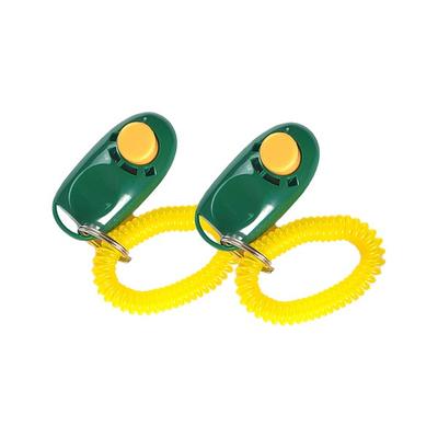 Puppy Guard Puppytrainingsbenodigdheden Clicker 2P, Groen, 2 stuks