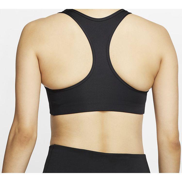 Nike Swoosh Dri-FIT Medium Support Seamless Sports Bra Women Underwear Black BV3644-010