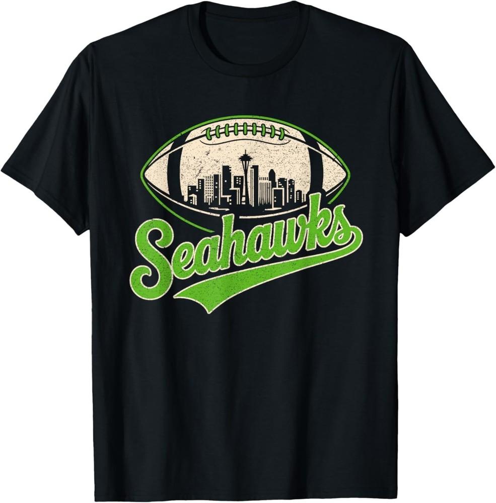 Seahawks Name Retro Vintage Gift for Men Women T‑Shirt