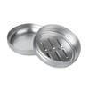 C9GC Set Of 2 Aluminium Metal Soap Box Waterproof Soap Dishes with Drips Rack for Travel and Camping