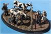 Master Box Livestock 2 Cows and 1 Plastic MB35066 1/35 Set, Goat, Model,