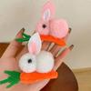 Carrot Bunny Autumn and Winter New Plush Children's Hair Clip Super Cute and Funny, with Broken Hair and Bangs Clip for Women