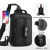 Multifunctional Men's Breast Bag Fashion Casual Shoulder Crossbody Bag Outdoor Travel Bag