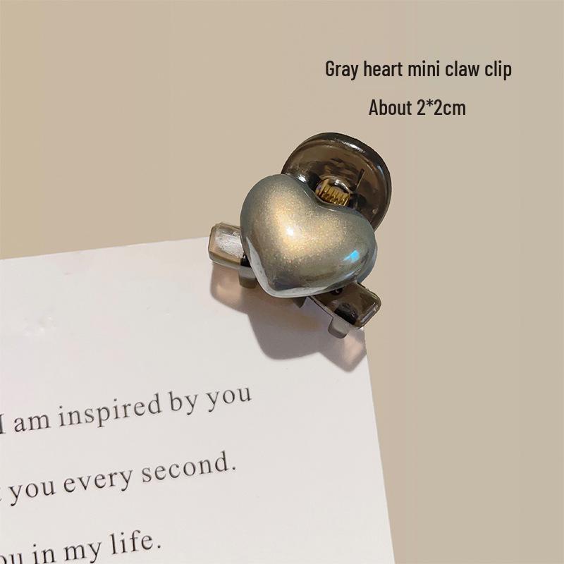 

2025 Высококлассный Любовь Мини-зажим-краб для женщин - Маленький аксессуар для волос для челки и боковых прядей