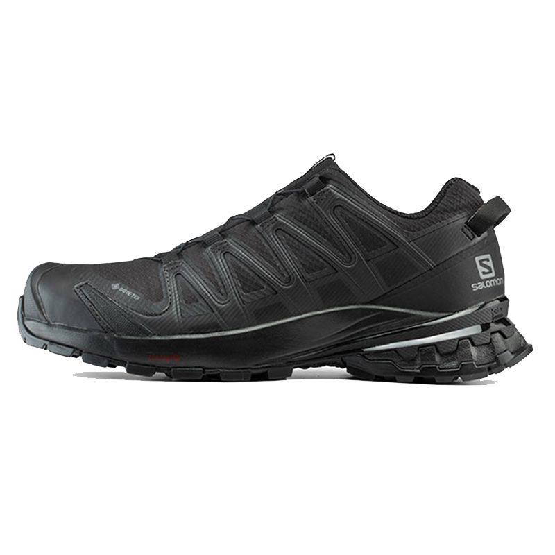 Salomon XA Pro 3D V8 GTX Outdoor Sports Fabric Shock Absorption Durable Waterproof Supportive Low Top Running Shoes Men sneaker Black L40988900
