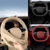 Texture Steering Wheel Cover Non-Slip Car Decorative Car Steering Wheel Protector  Fit 38-42CM
