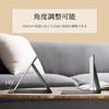 OWLKELA Tabletop Mirror Compact Folding Hand S Size Stand Leather Cover Shatter-resistant Stylish 1612cm Black