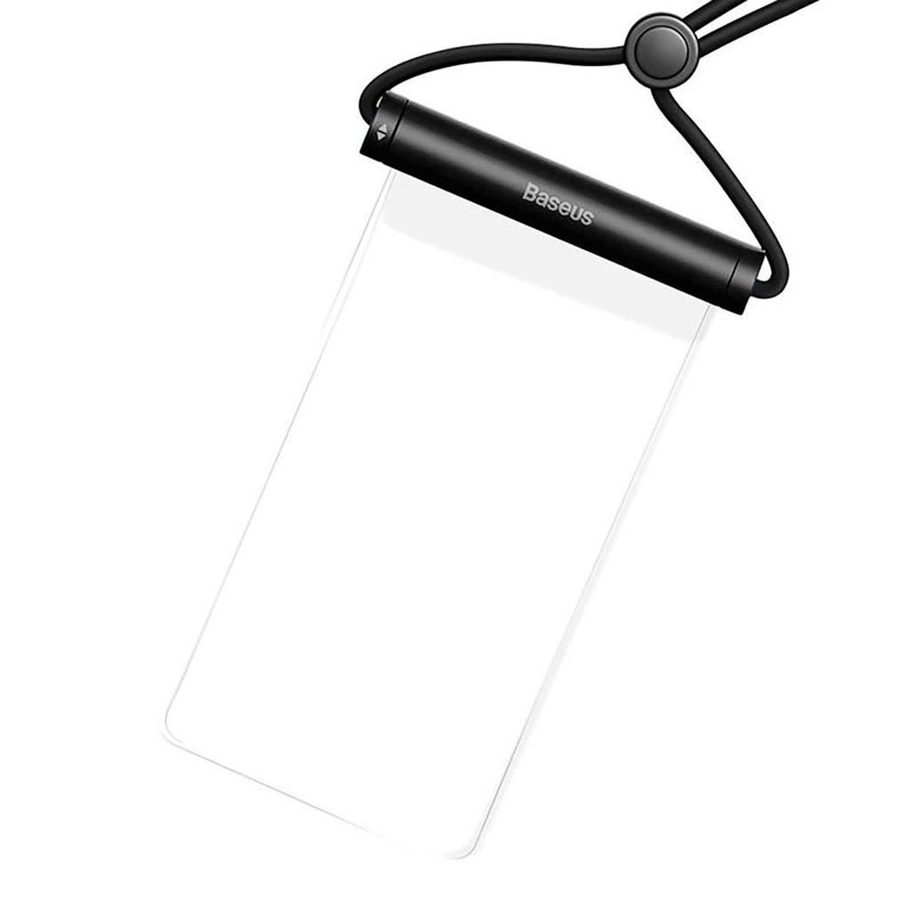 Waterproof case for phone 72 with cylindrical clasp IPX8 AquaGlide black